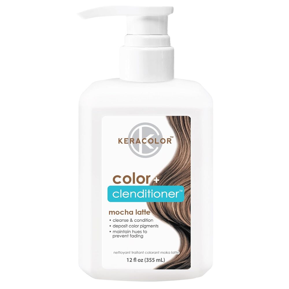 KERACOLOR Color+Clenditioner Mocha Latte – 3-in-1 Color, Cleanse & Condition